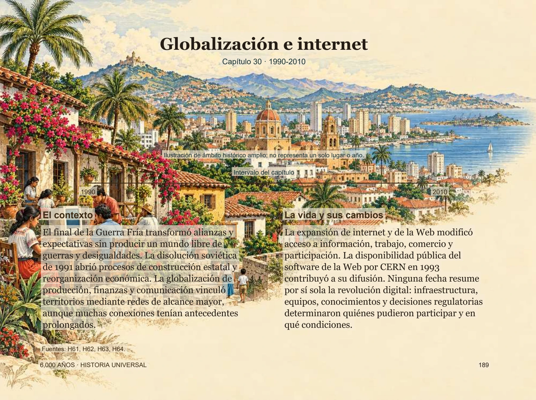 Página real sobre globalización e internet